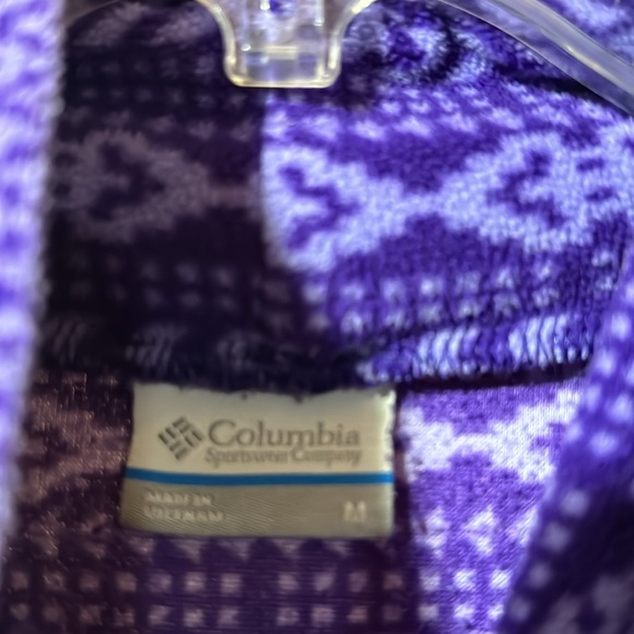 Columbia fleece pullover mock neck - Picture 2 of 3